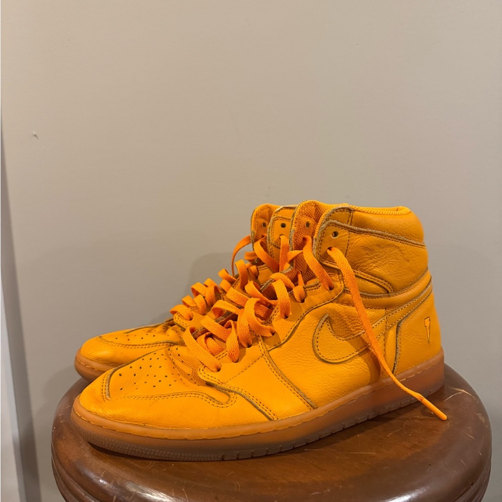 2017 Nike Air Jordan 1 Retro High OG Gatorade Orange Peel - Picture 5 of 14